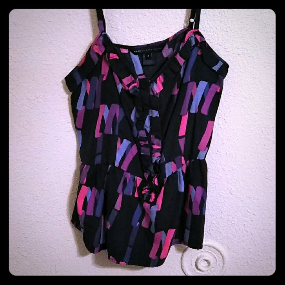 Marc Jacobs confetti peplum top